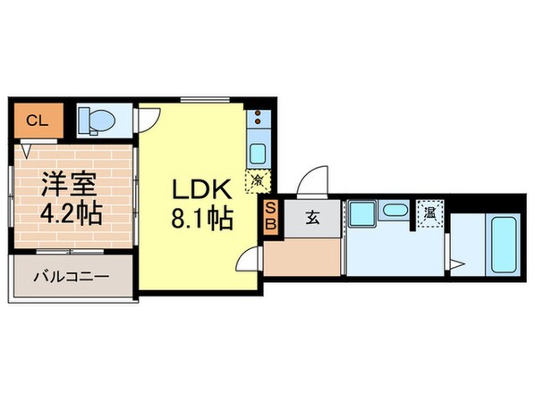 サラスヴァティＨ　西宮の物件間取画像